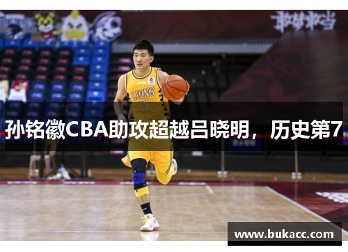 孙铭徽CBA助攻超越吕晓明，历史第7